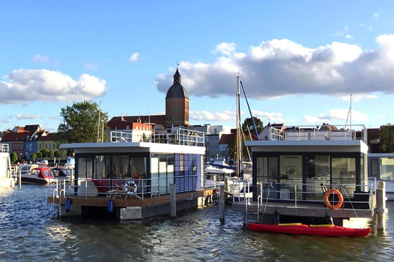 Hausboot Floating Houses Blue Active In Ribnitz-Damgarten Exterior photo